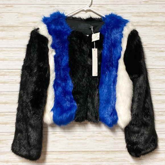 Line & Dot Jackets & Blazers - Line & Dot Fur Coat NWT